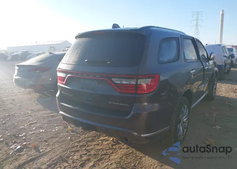 2016 Dodge Durango Citadel Anodized Platinum z USA, uszkodzony, nr VIN 1C4RDJEG0GC449551